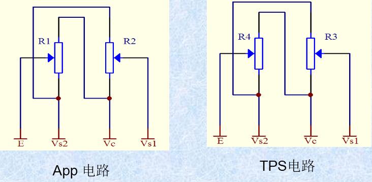 電子節(jié)氣門(mén)元件識(shí)別 電氣原理圖